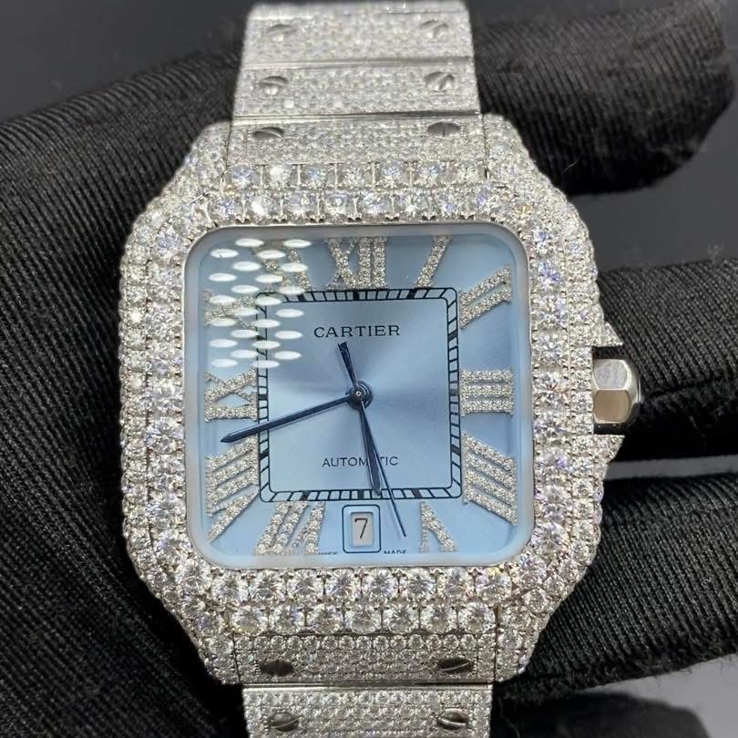Cartier Santos — Fully Iced