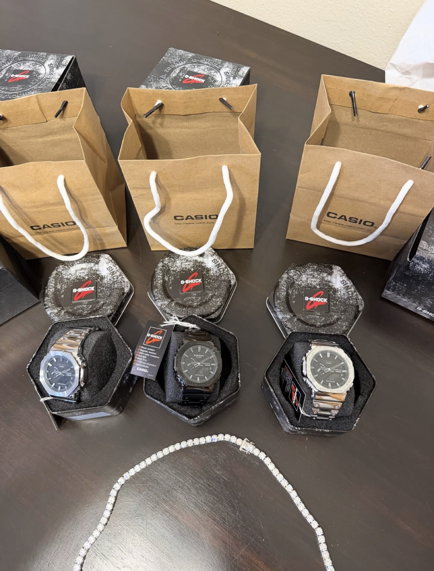 G-Shock giveaway watch stock photographed by Dolo